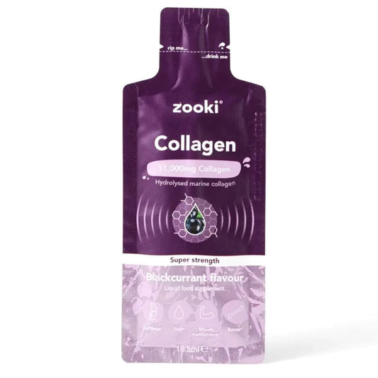 Collagen Super Strength Zooki Sachet Blackcurrant Flavour